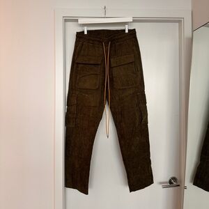 Men’s MNML green corduroy pants size L